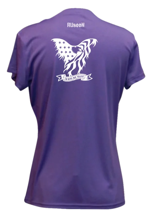 Weekend Discounts You Deserve Women's Reflective Short Sleeve Shirt - In God We Trust Weekend Discounts You Deserve Women's Reflective Short Sleeve Shirt - In God We Trust