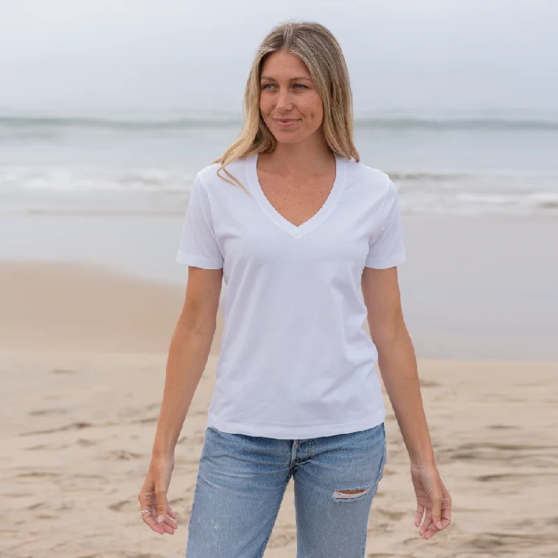 Weekend Discounts to Indulge In Womens Short Sleeve V-neck