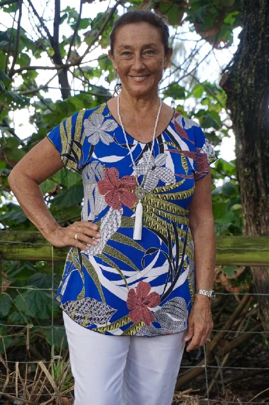 Shop Now Sea Life Print Short Sleeve Jersey Top