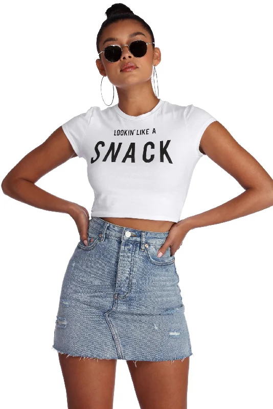 Weekend Deals That Thrill Lookin Like A Snack Cropped Tee