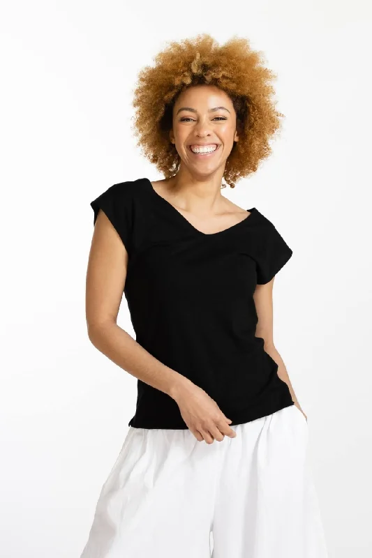 Discount Mania Mimi Top - Black