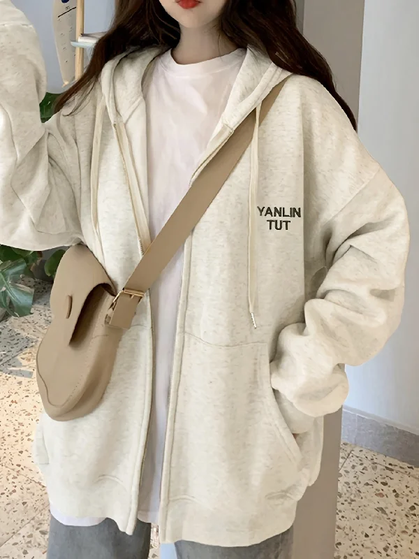 Weekend Deals That Amaze Sixsr Zipper Drawstring Hooded, Casual Long Sleeve With Pocket Hooded, Women's Clothing Weekend Deals That Amaze Sixsr Zipper Drawstring Hooded, Casual Long Sleeve With Pocket Hooded, Women's Clothing