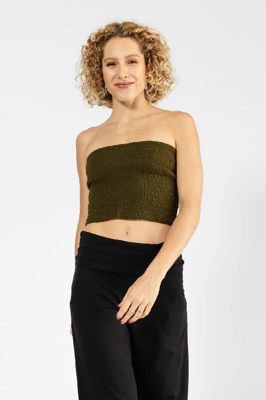 Today's Deal Strapless Top - Green