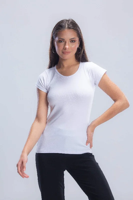 Exclusive Offer Round Neck Solid Top