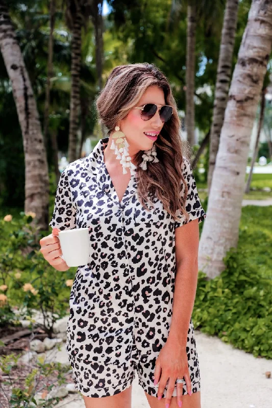 Weekend Offers That Sizzle Lounging In Leopard Lounge Set