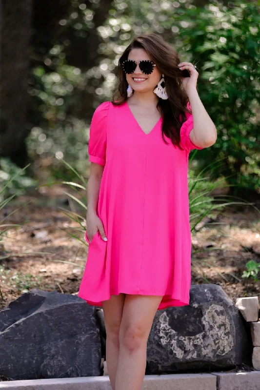 Weekend Specials to Snag Chloe Balloon Short Sleeve Dress