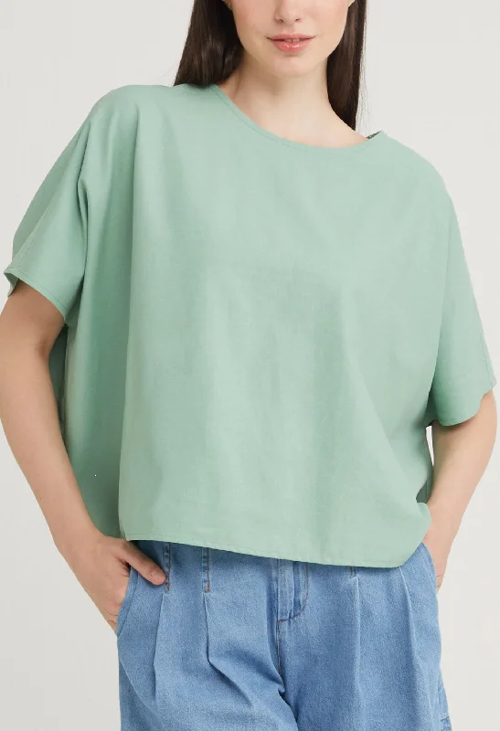 Unbeatable Prices Round Neck Straight Cut Blouse