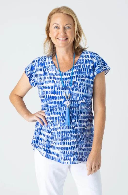 Best Choice Fresh Print Short Sleeve Jersey Top