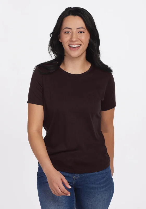Early Access Liza Crew Neck Tee - French Roast