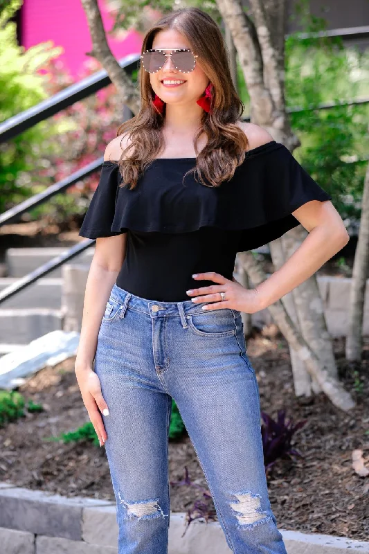 Weekend Discounts to Snag Camry Ruffle Bodysuit