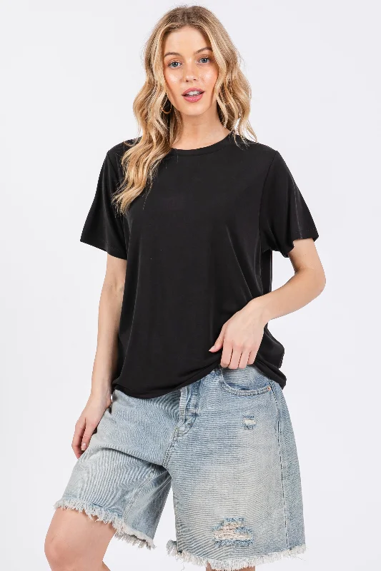Weekend Deals That Wow Black Dolman Sleeve Top