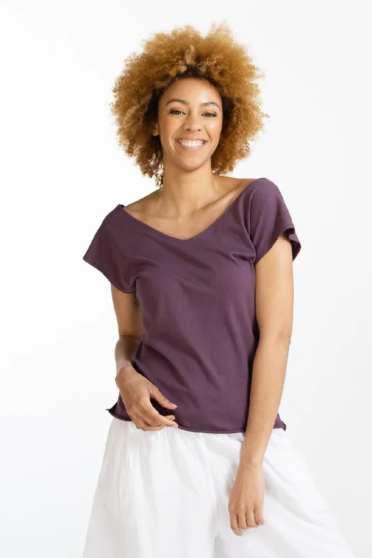 Big Savings Mimi Top - Eggplant