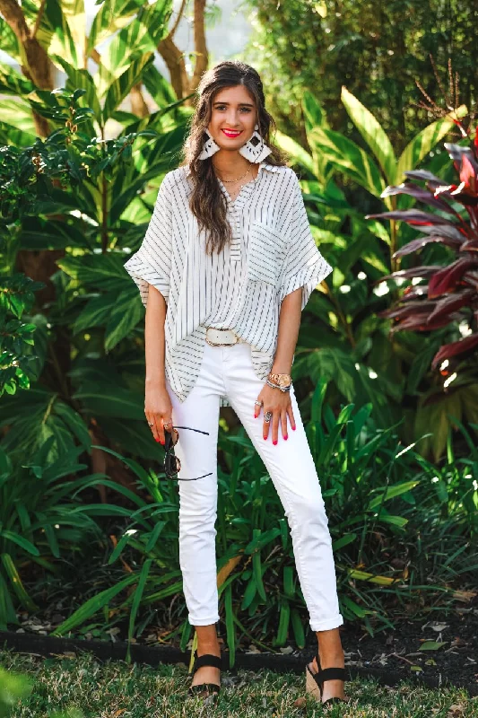 Savings Soar This Weekend Truth Teller Button Up Top