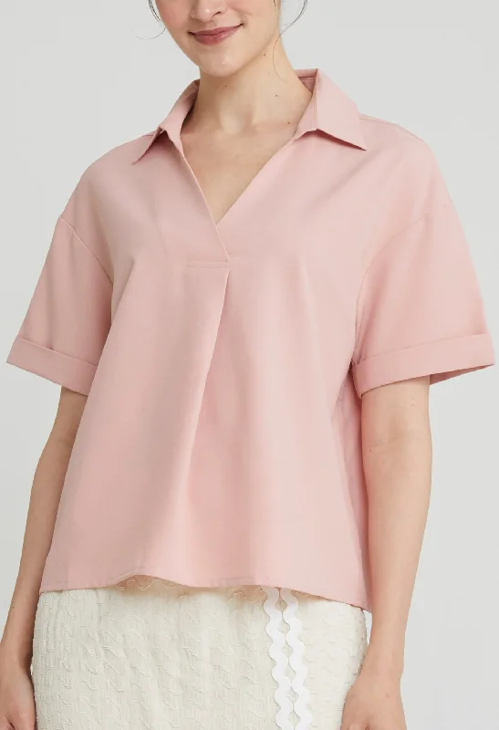 Hot Buy Pleated Slip-On Top