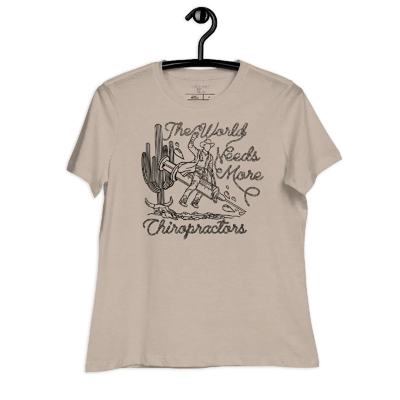 Weekend Deals That Amaze TWNM- Chiropractors Women's Relaxed T-Shirt Light Colors