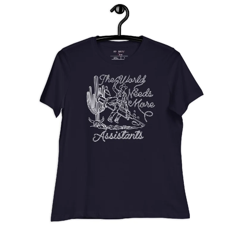 Weekend Discounts to Love TWNM- Assistants Relaxed T- Shirt Dark Colors