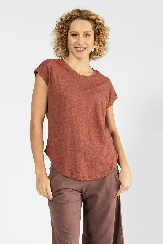Weekend Specials to Savor Basic Tee - Dusty Mauve