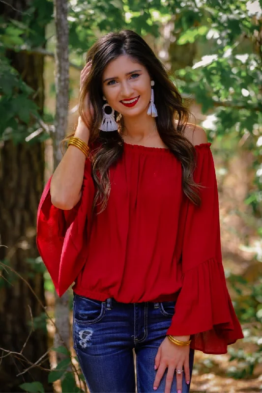 Weekend Price Cuts Galore Morgan Off the Shoulder Top