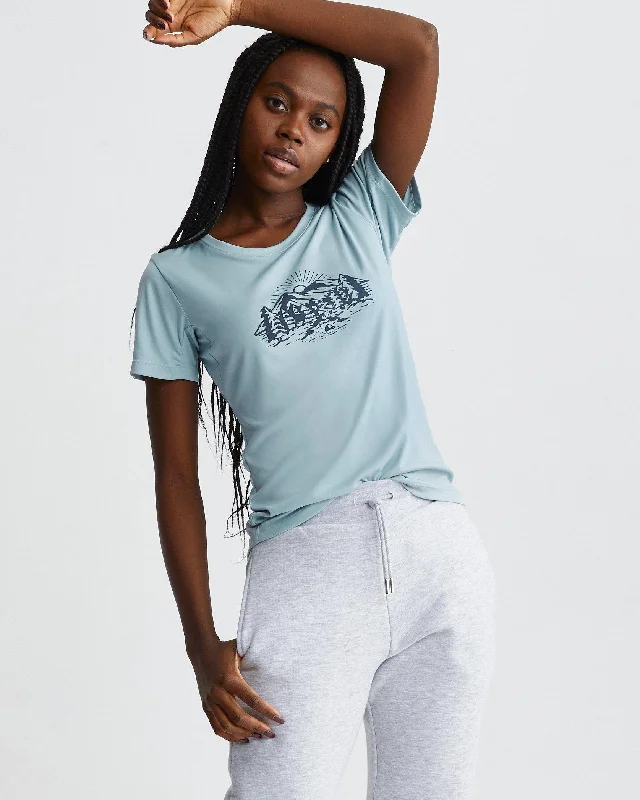Reduced Rates W's Trailblazer Tee- Sunrise