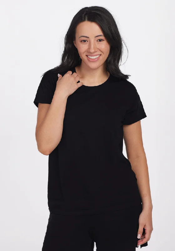 Weekend Deals That Excite Billie Lounge Tee - Black