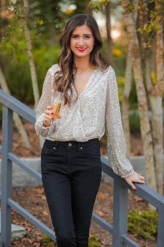 Instant Savings It's Glit Sequin Bodysuit