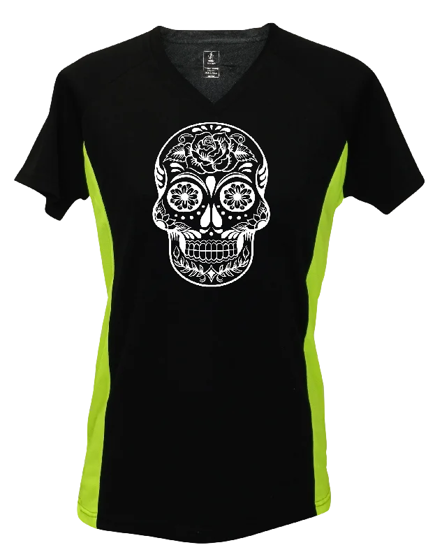 Best Choice Women's Reflective Short Sleeve Shirt - Calavera