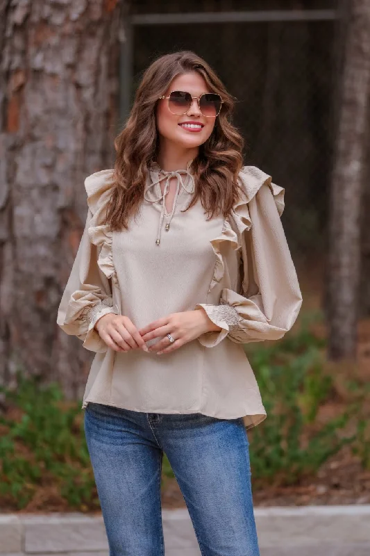 Weekend Specials Just for You Avery Balloon Sleeve Top