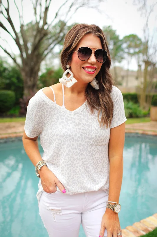 Year-End Clearance Near Perfection Leopard Tee