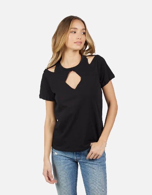 Weekend Savings Spectacle Delaware S/S Tee w/ Cutout