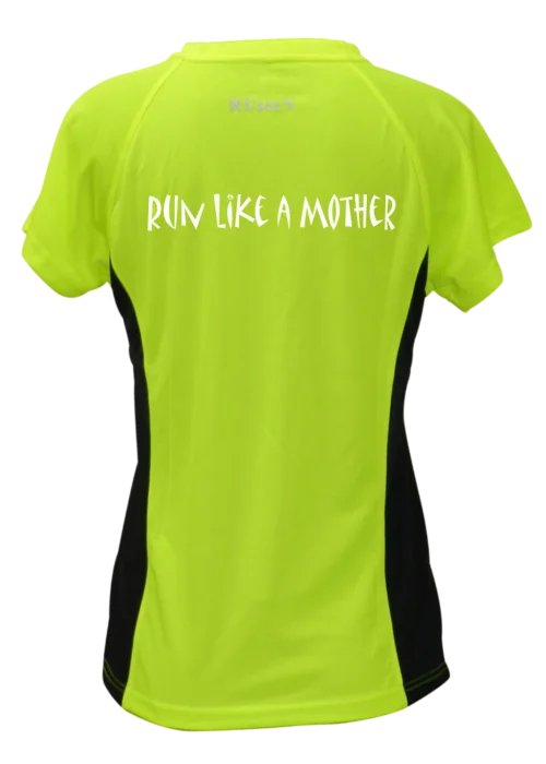 Time-Sensitive Women's Reflective Short Sleeve Shirt - Run Like a Mother