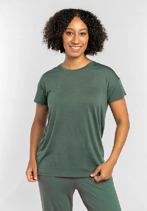 Shop Now Billie Lounge Tee - Duck Green