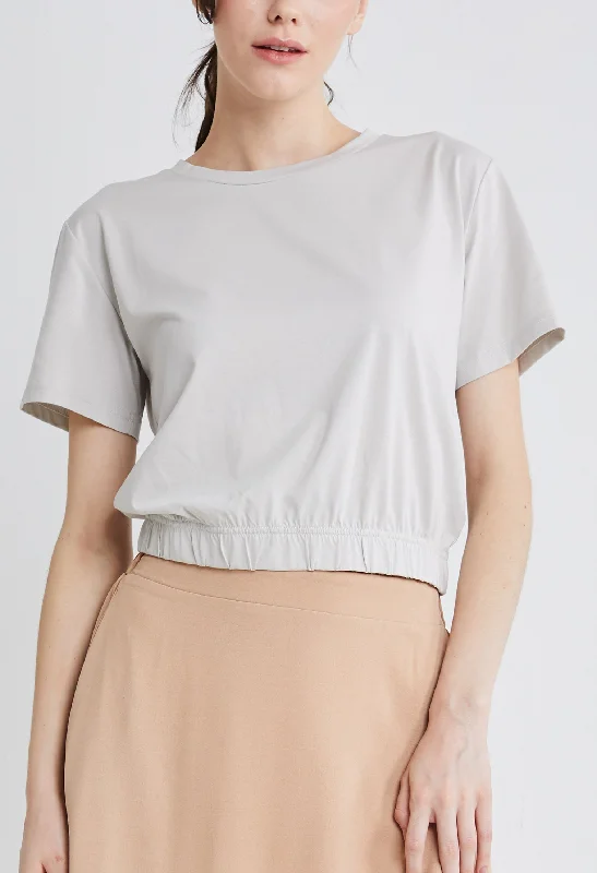 Closeout Deal Relaxed Cropped Boxy Top
