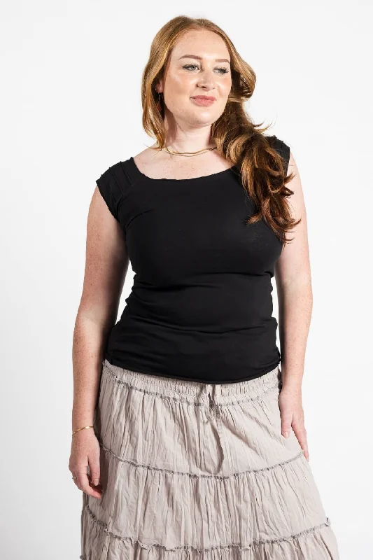 Weekend Deals That Dazzle Priya Top - Black