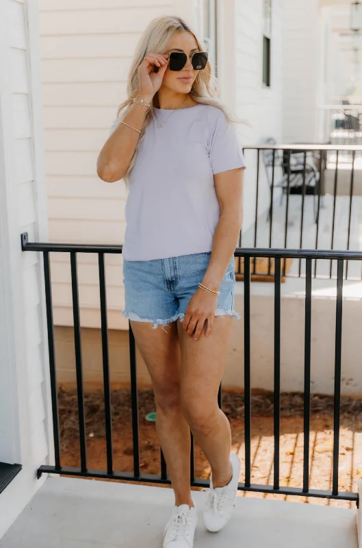 Year-End Clearance Courtney Modal Knit Crew Neck Top - Final Sale 50% off in cart