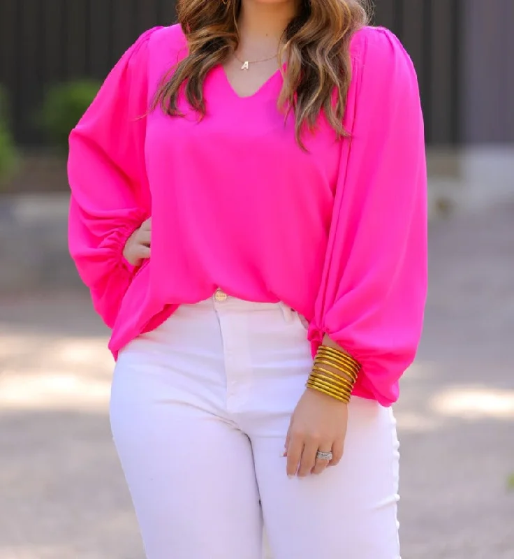 Weekend Discounts to Indulge In Lousia Balloon Sleeve Top