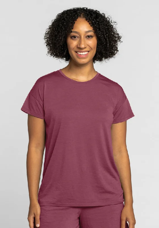 Weekend Discounts to Delight Billie Lounge Tee - Wild Ginger