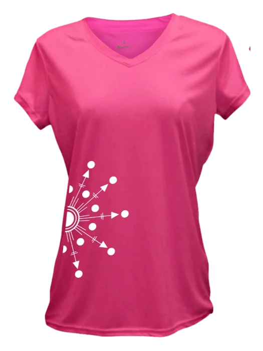 Weekend Savings Fiesta Women's Reflective Short Sleeve Shirt - Directions