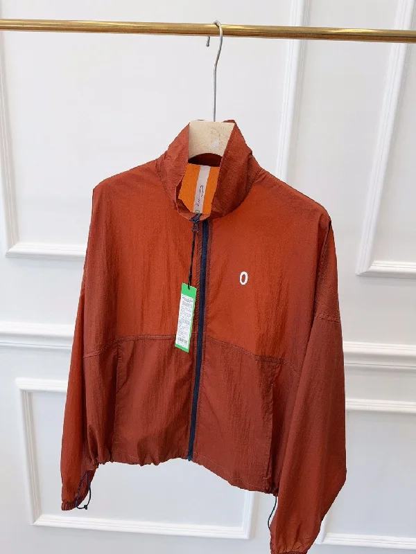 Weekend Savings Spectacle Sixsr Zipper Front Contrast Trim Windbreakers, Casual Drawstring Long Sleeve Embroidered Coat, Women's Clothing Weekend Savings Spectacle Sixsr Zipper Front Contrast Trim Windbreakers, Casual Drawstring Long Sleeve Embroidered Coat, Women's Clothing