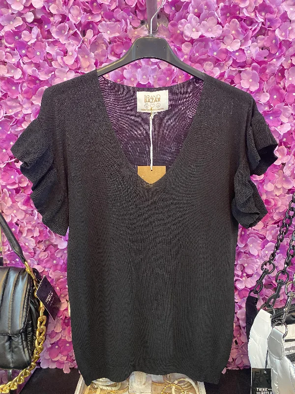 Weekend Deals That Wow Flutter Sleeve Knit