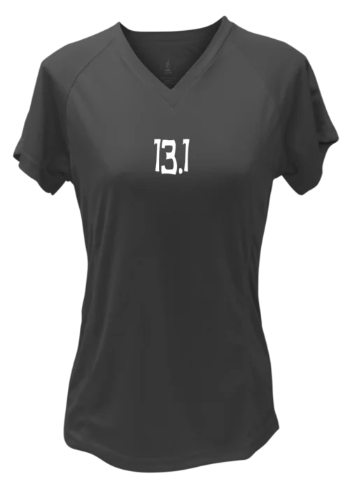 Savings Event Women's Reflective Short Sleeve Shirt - 13.1 Half Crazy