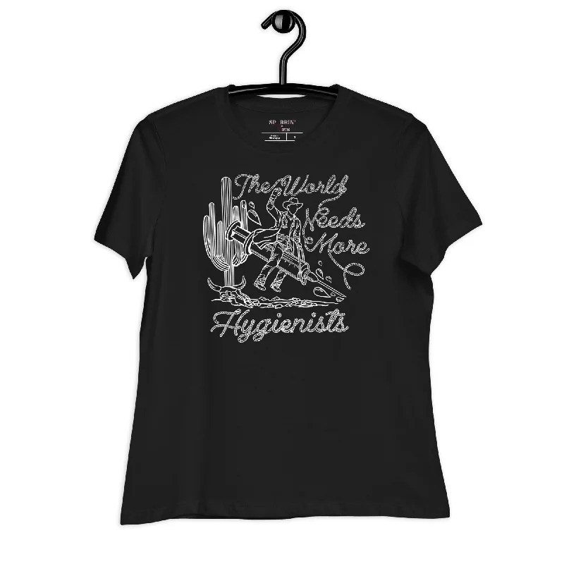 Weekend Bargains to Enjoy TWNM- Hygienists Relaxed T- Shirt Dark Colors