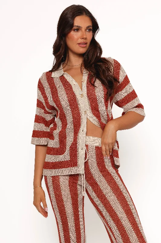 Weekend Discounts Worth Grabbing Ziggy Top - Terracotta Sand
