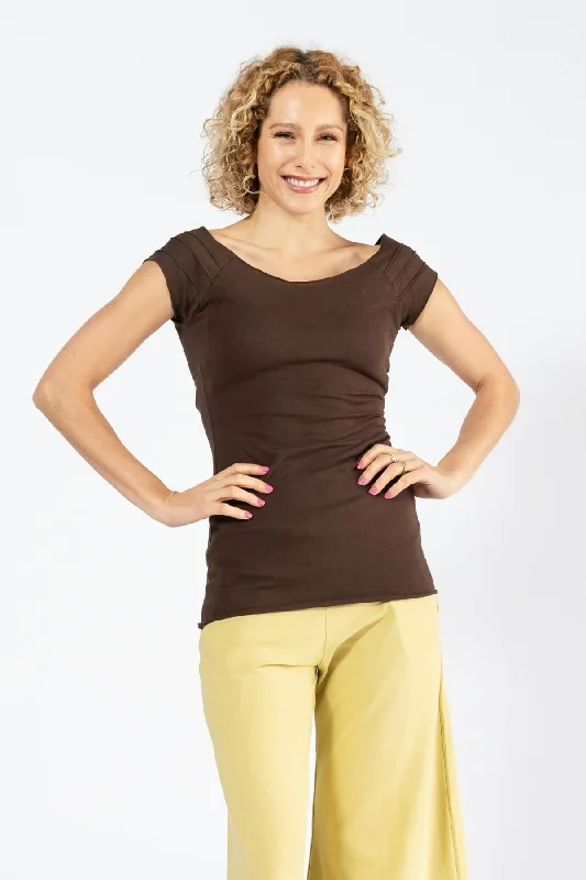 Weekend Special Priya Top - Chocolate