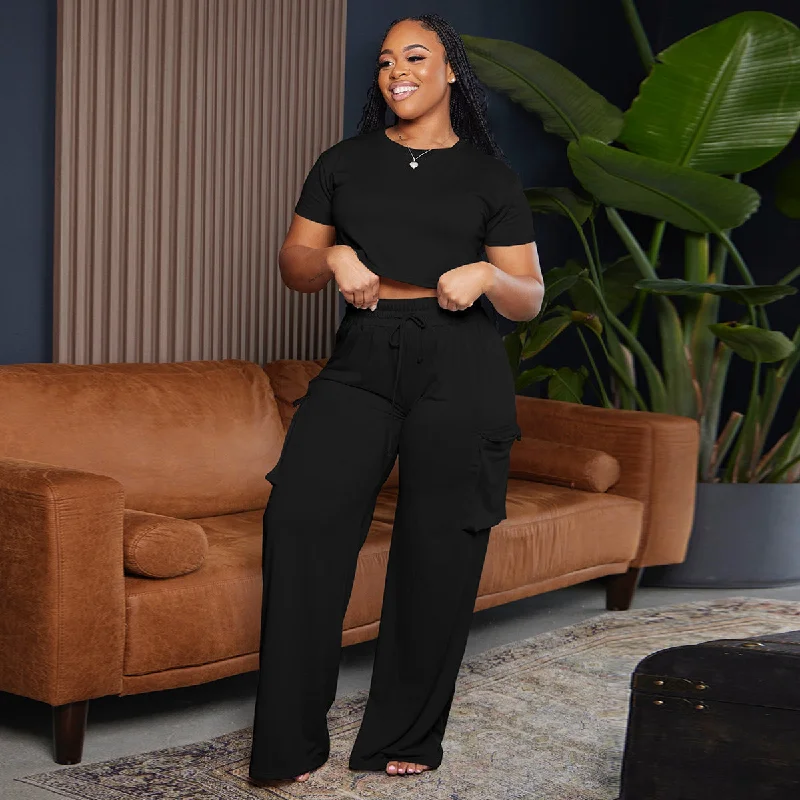Weekend Bargains Galore SIXSR T120 2025 summer fashion leisure sports two-piece suit women's round neck open button pullover short sleeve Weekend Bargains Galore SIXSR T120 2025 summer fashion leisure sports two-piece suit women's round neck open button pullover short sleeve