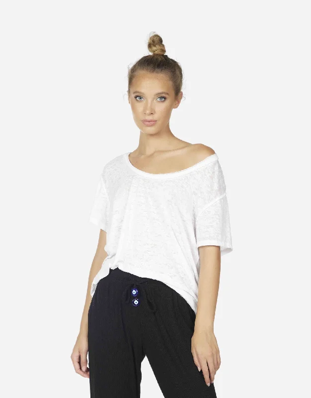Unwind with Weekend Discounts Keyes Scoop Neck Tee