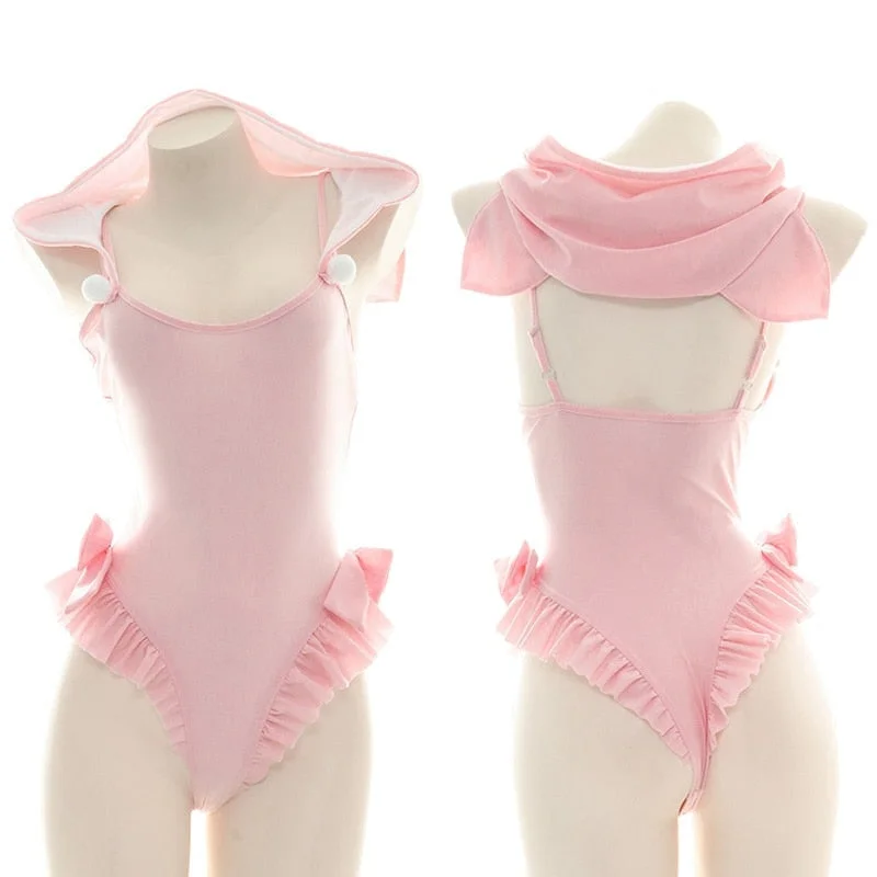 Weekend Bargains to Snag Hooded Neko Ruffle Onesie
