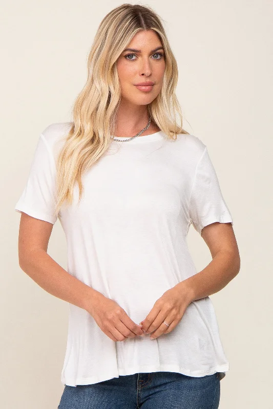 Weekend Deals That Thrill White Basic Tee