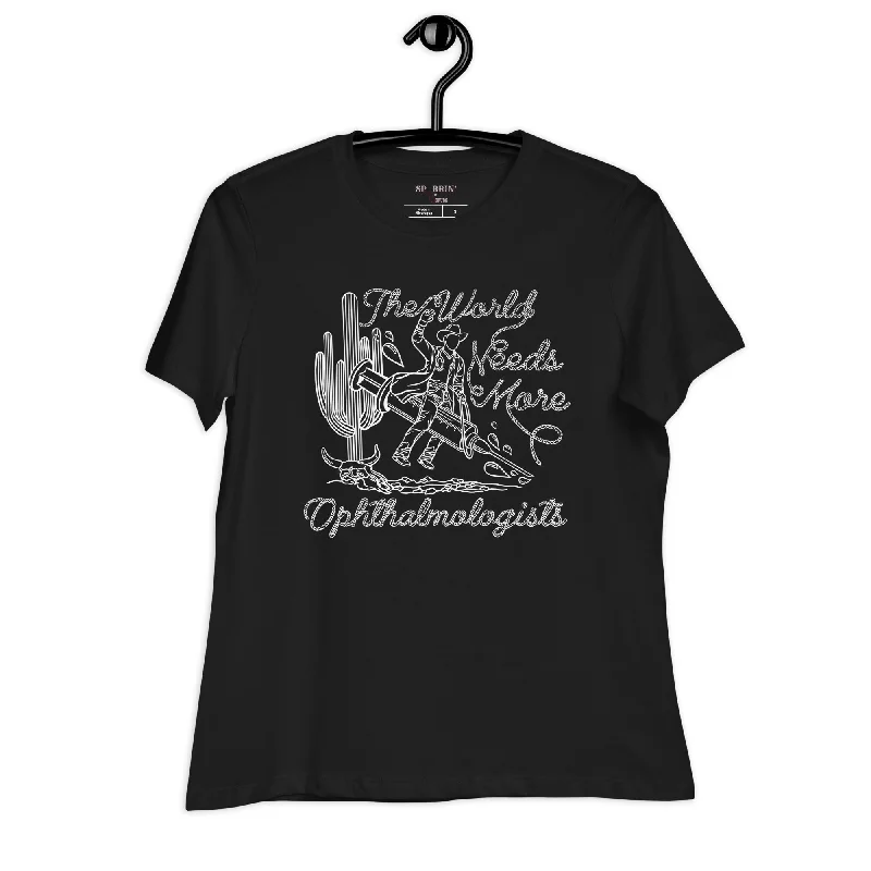Weekend Price Cuts Galore TWNM- Ophthalmologists Relaxed T- Shirt Dark Colors