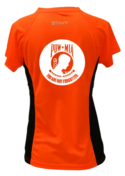 Don't Delay Women's Reflective Short Sleeve Shirt - POWMIA