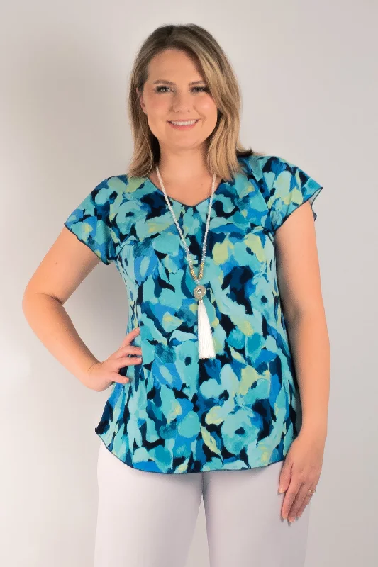 Mega Discount Gelato Print Short Sleeve Jersey Top